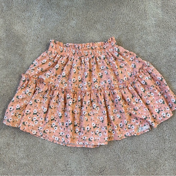 Floral Women's Skirt in Pink - Picture 5 of 5